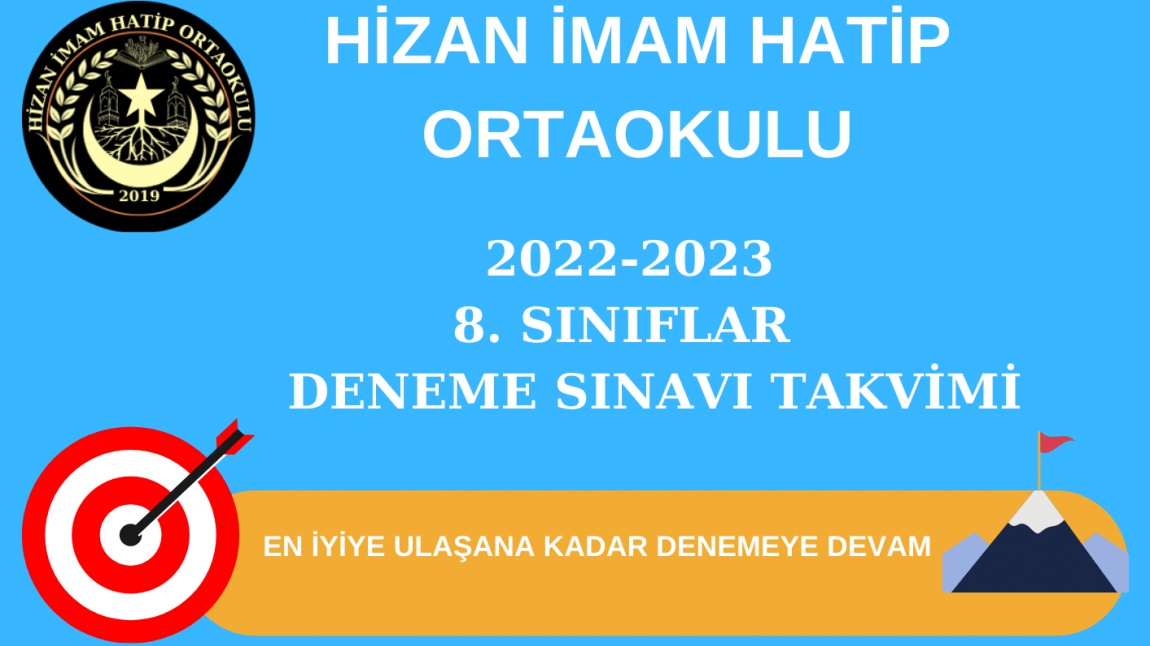 8. Sınıf Öğrencilerimize Deneme Sınavı Uyguladık.